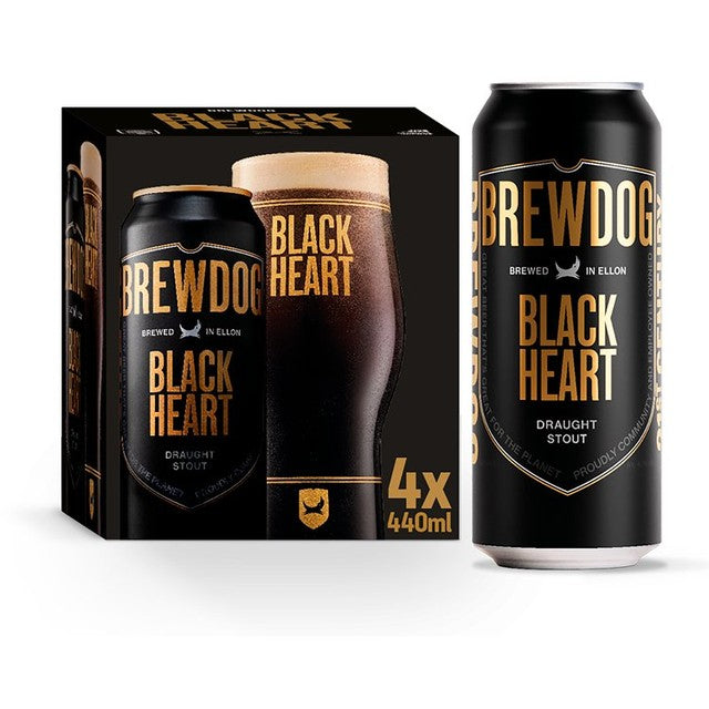 BrewDog Black Heart stout 4 x 440ml - British product