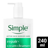 Simple Repair+ cream cleanser 240ml (British brand)