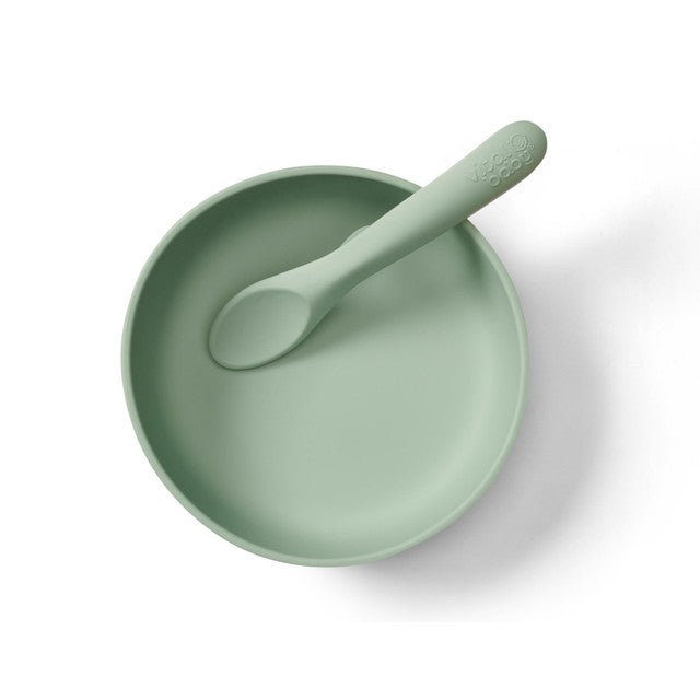 Vital Baby Silicone Suction Feeding Bowl Set - Mint