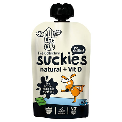 The Collective Suckies Natural with Vitamin D Live Yoghurt Pouch 90g