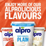 Alpro Plain No Sugars Soya Yoghurt Alternative 500g - British product