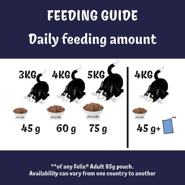 Felix dry cat food salmon and vegetables 2kg - British product