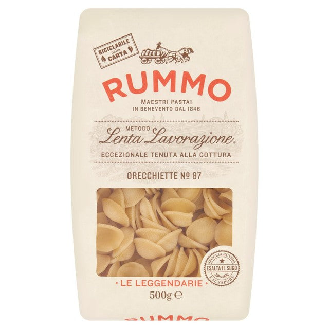 RUMMO Orecchiette Pasta No.87 500g, imported from the UK