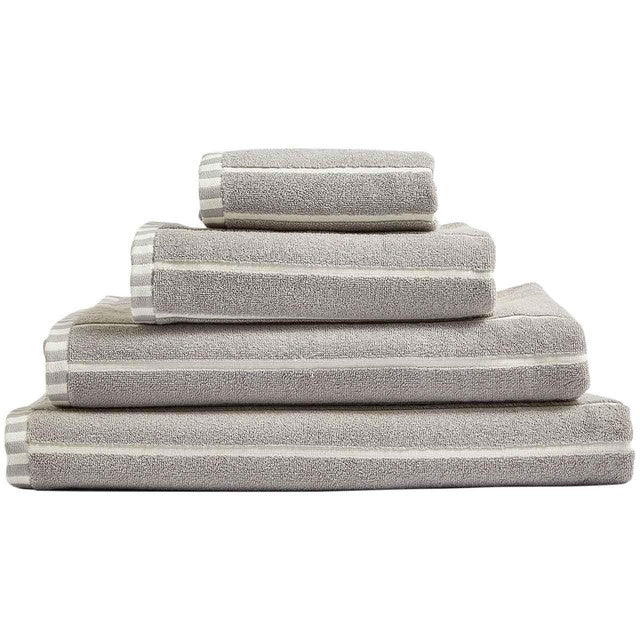 M&S Pure Cotton Bath Sheet Light Grey 100x150 cm, imported from the UK