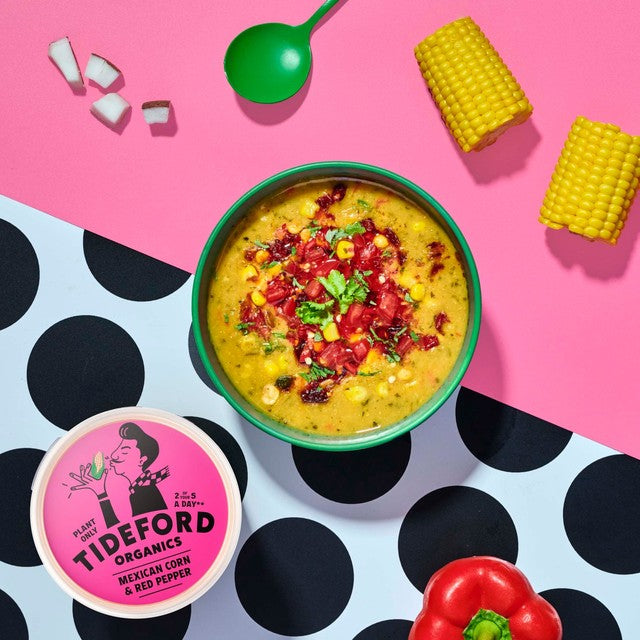 Tideford Mexican Corn & Red Pepper Soup 560g (British brand)