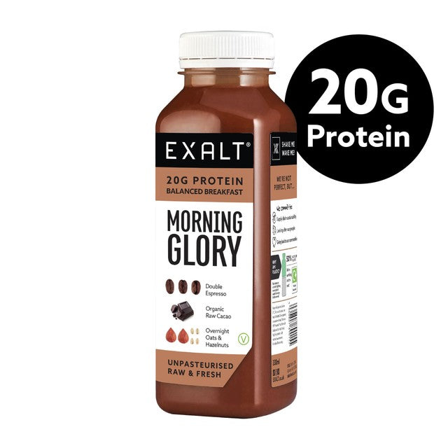 EXALT Morning Glory coffee cacao protein smoothie 330ml - British product