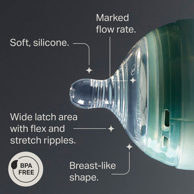 Tommee Tippee medium flow teats pack of 2 (British brand)