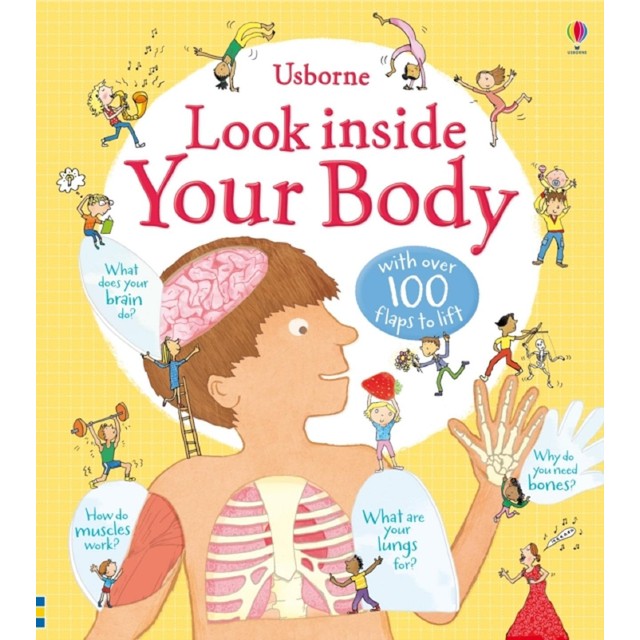 Usborne Look Inside Your Body flap book, UK version