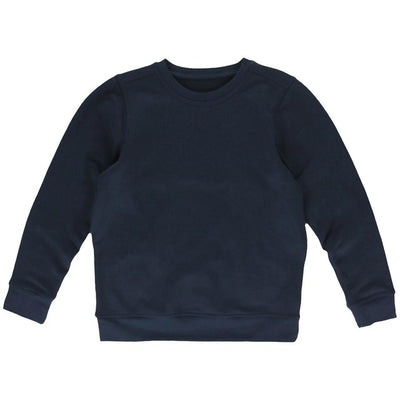 M&S Unisex Regular Fit School Sweatshirt Navy Kids' Sweatshirt 7-8 Years