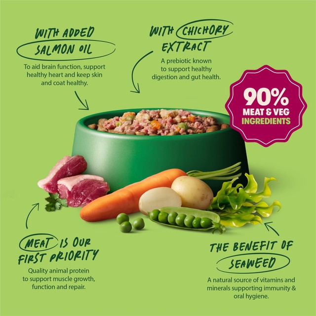 Harringtons grain free duck and potato wet dog food 400g, UK version