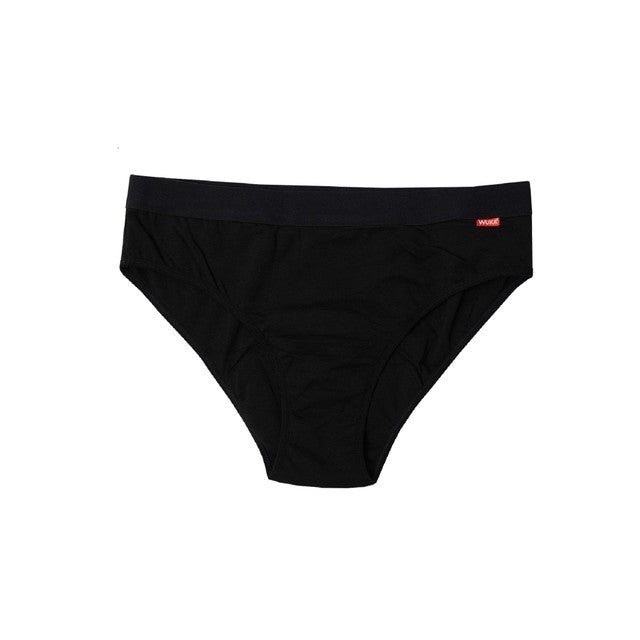 WUKA Bikini Brief Period Pants Black Small (British brand)