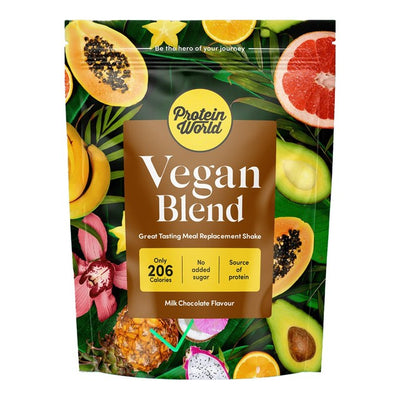 Protein World Vegan Chocolate Slender Blend Vegan Protein Shake Powder 1200g