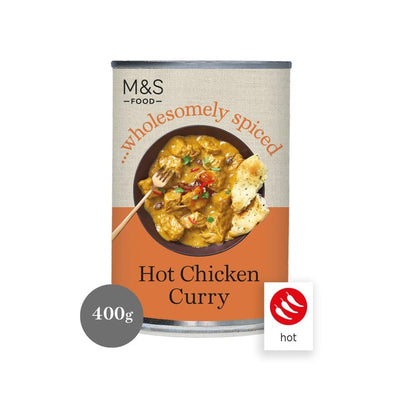 M&S Hot Chicken Curry Canned Meal 400g