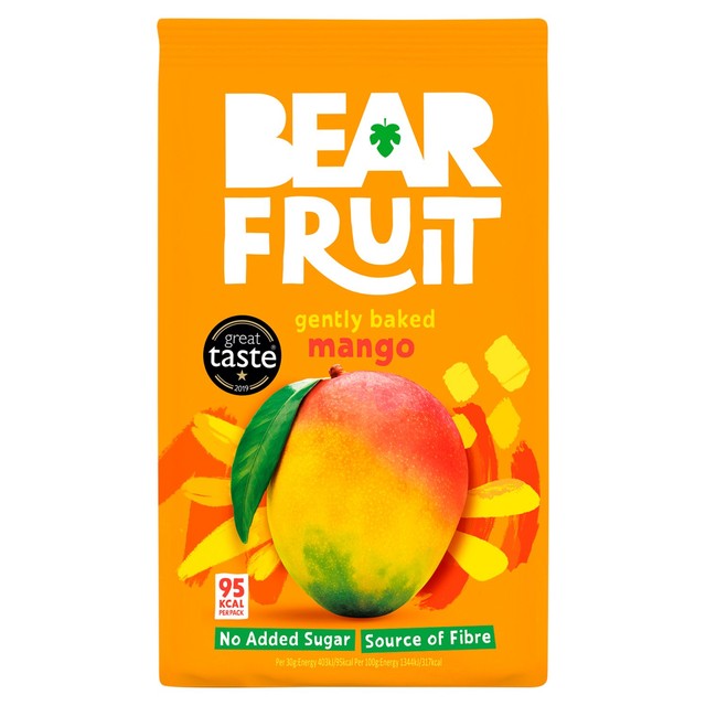 Urban Fruit Bear Gently Baked Mango dried fruit snack - British product