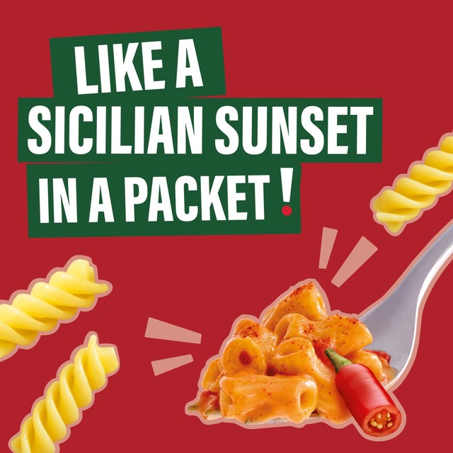 Dolmio Spicy Chorizo Fusilli microwave pasta meal 250g - British product