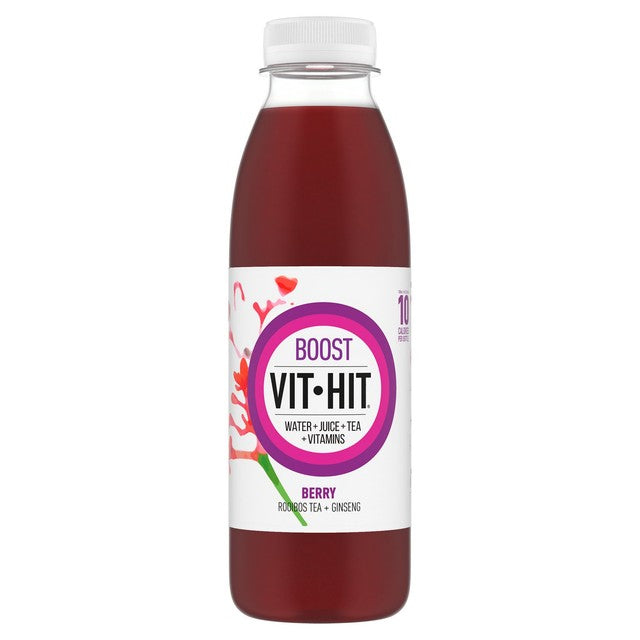 Vithit Boost Berry vitamin drink 500ml (British brand)