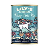 Lily's Kitchen Fishy Fish Pie with Peas wet dog food 400g, UK version