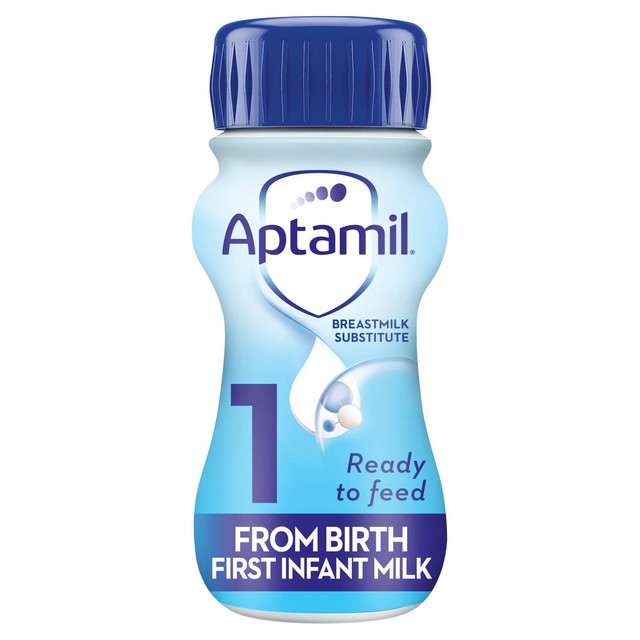 Aptamil first infant baby milk formula ready to feed 200ml - British product