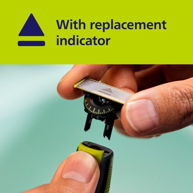 Philips OneBlade 360 Flex replacement blade, imported from the UK