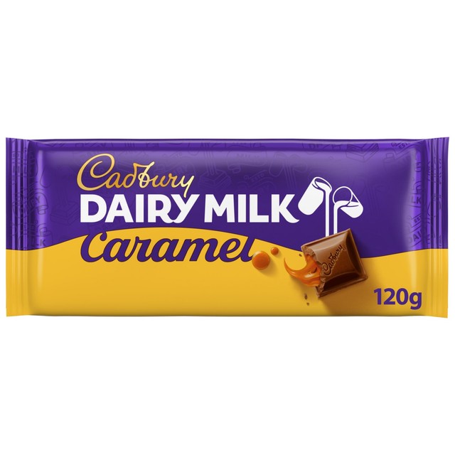 Cadbury caramel chocolate bar 120g - British product
