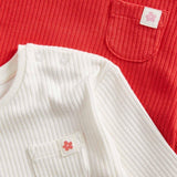 M&S Cherry Tops Red 3 Pack 3-6 Months Infant Tops - British product