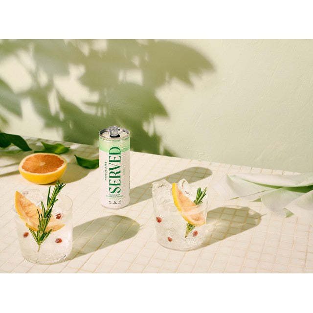 Served Hard Seltzer Variety Pack 6x250ml (British brand)