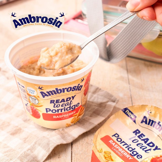 Ambrosia raspberry porridge pot 210g - British product