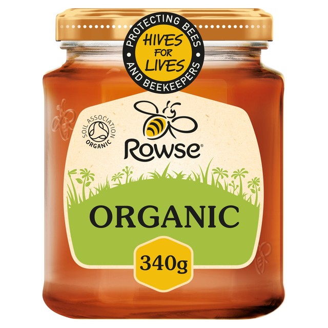 Rowse organic clear honey 340g, imported from the UK