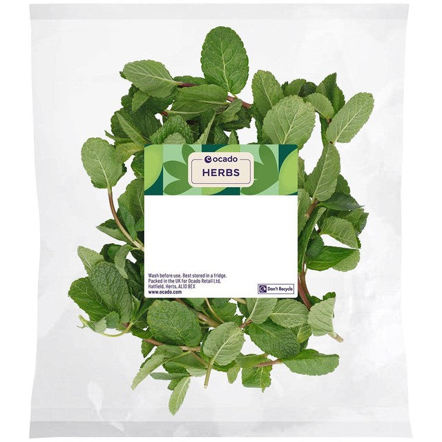 Ocado mint fresh herb 30g, imported from the UK
