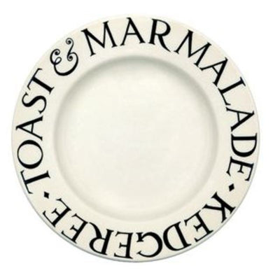 Emma Bridgewater Black Toast Earthenware Plate 21.5cm