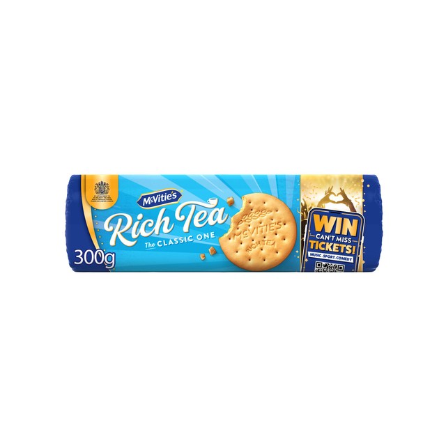 McVitie's Rich Tea Classic Biscuits 300g, imported from the UK