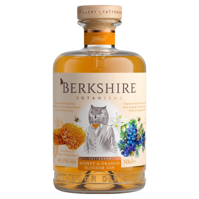 Berkshire Botanical Honey & Orange Blossom Gin 50cl - British product