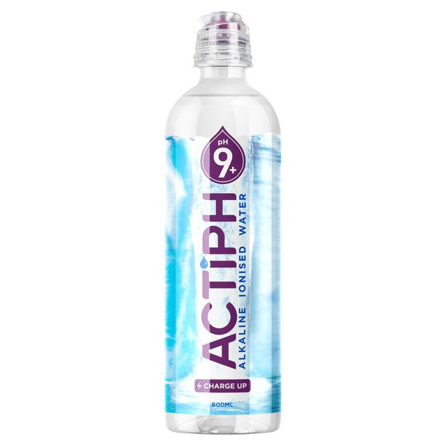ACTIPH alkaline ionised water 6 x 600ml - British product