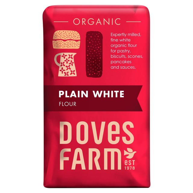 Doves Farm organic plain white flour 1kg - British product