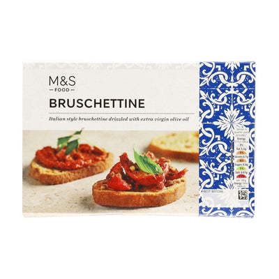 M&S Toasted Ciabatta Bruschettine Italian Style Bread 125g