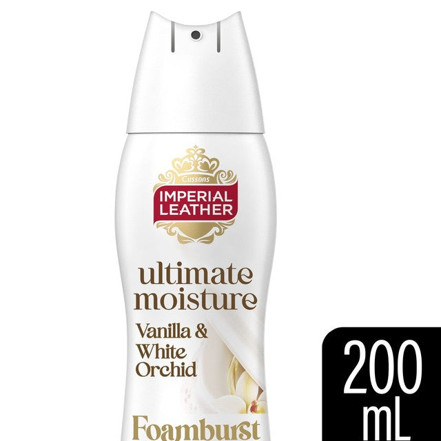 Imperial Leather foaming body wash Vanilla & White Orchid 200ml, UK version