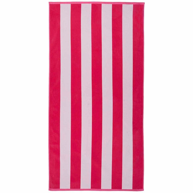 M&S beach towel in Raspberry, 152cm x 79cm, imported from the UK