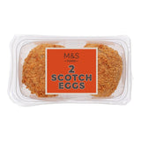 M&S Pork Scotch Eggs 2 Pack 227g, imported from the UK