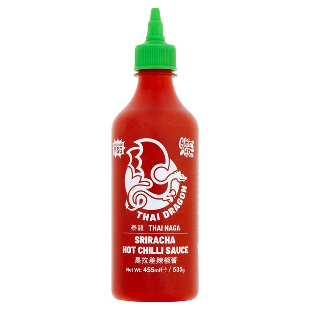 Thai Dragon Sriracha hot chilli sauce 455g (British brand)