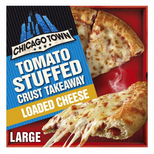 Chicago Town Stuffed Crust Cheese Pizza 630g - British product