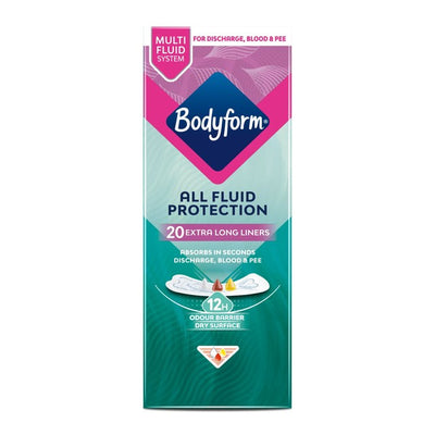 Bodyform Dailies All Fluid XL Panty Liners 20 Pack