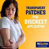 NiQuitin CQ 21mg Clear Patch Step 1, imported from the UK