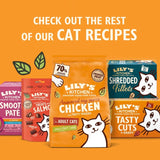 Lily's Kitchen organic chicken dinner cat food paté 85g, UK version