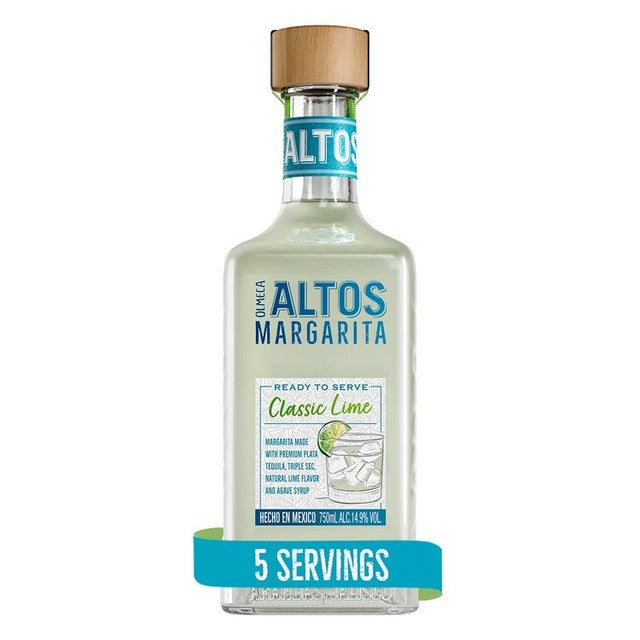 Altos Ready to Serve Margarita 75cl, imported from the UK
