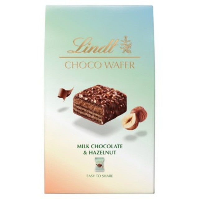Lindt Milk Chocolate & Hazelnut Choc Wafer sharing box 135g, UK version