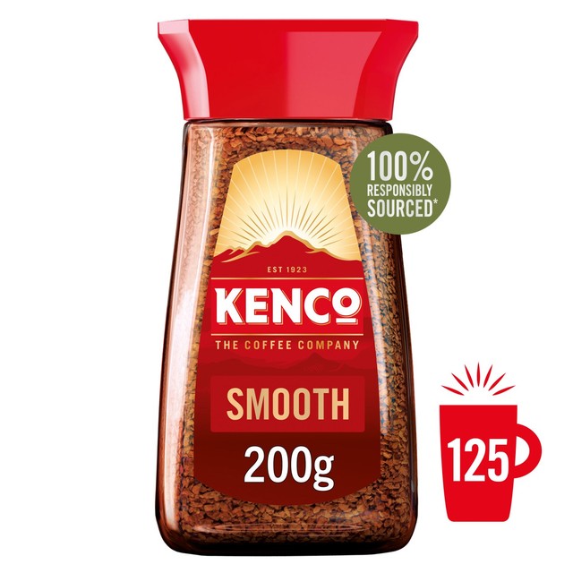 Kenco Smooth instant coffee 200g, UK version