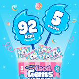 McVitie's Candyfloss Iced Gems biscuits multipack, imported from the UK