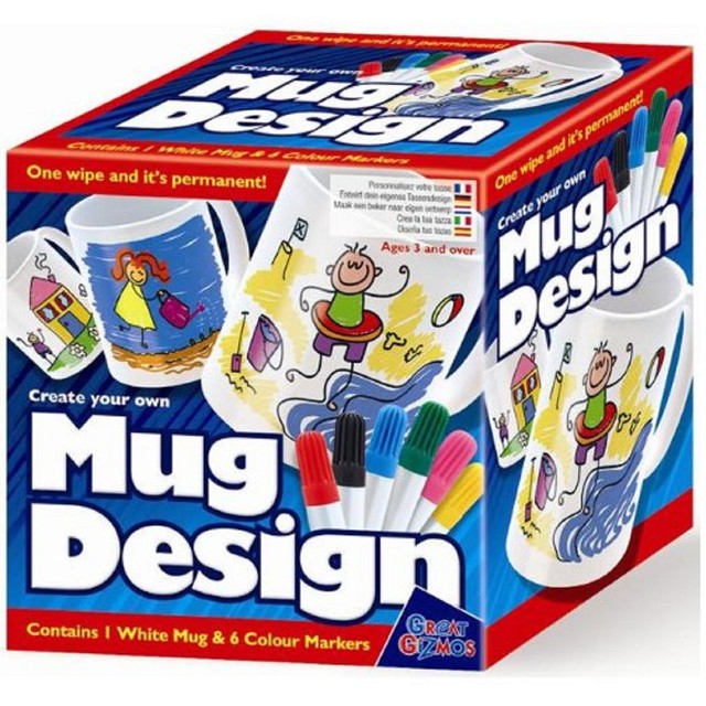 Kidz Labs Create Your Own Mug Design kit - British product