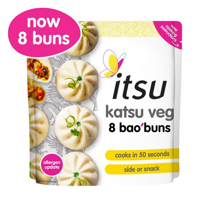 Itsu Katsu Veg Bao Buns 256g, UK version