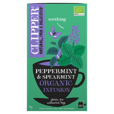 Clipper Peppermint & Spearmint Organic Tea Bags 20 Pack